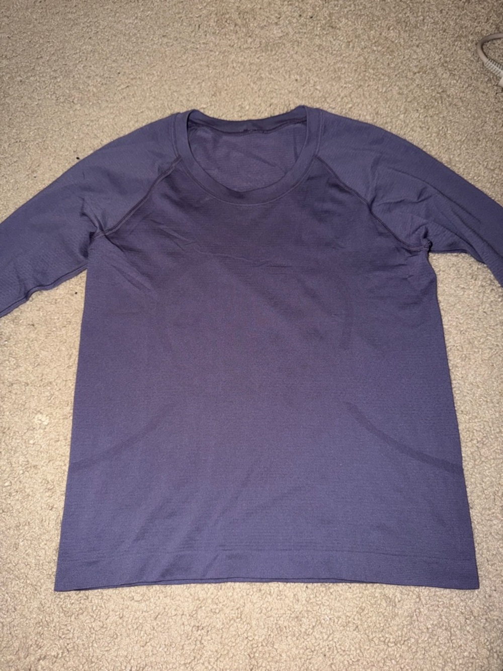 lululemon athletica swiftly tech cropped Long Sleeve Tee - purple